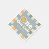 Niedlicher 1 Cooler Typ Boys 1. Geburtstag Serviette (Ecke)