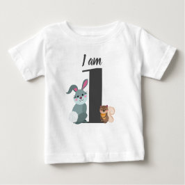 Niedlicher 1. Geburtstag Baby T-shirt