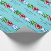 Niedlicher 21. Geburtstag Geschenkpapier (Ecke)