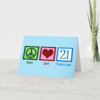 Niedlicher 21. Geburtstag