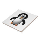 Niedlicher 3-D-Look Perky Pinguin Fliese (Seite)