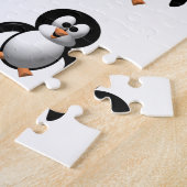 Niedlicher 3-D-Look Perky Pinguin Puzzle (Seite)