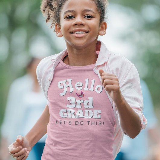 Niedlicher 3. Platz zurück in die Schule T-Shirt