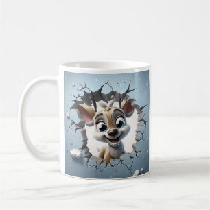 NIEDLICHER 3D-DECKKRACK KAFFEETASSE