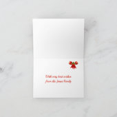 Niedlicher 3D-Polar-Bär Frohe Weihnachten (Innenseite)