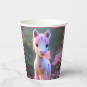 Niedlicher 3D-Spirit-Pony 10 Pappbecher (Vorderseite)