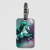 Niedlicher 3D-Spirit-Pony 24 Gepäckanhänger (Vorderseite Vertikal)