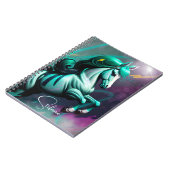 Niedlicher 3D-Spirit-Pony 24 Notizblock (Linke Seite)