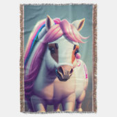 Niedlicher 3D-Spirit-Pony 2 Decke (Vorderseite Vertikal)