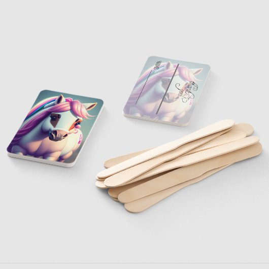 Niedlicher 3D-Spirit-Pony 2 Fächer (Non-assembled)