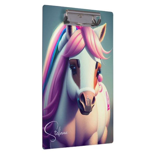 Niedlicher 3D-Spirit-Pony 2 Klemmbrett (Rechts)