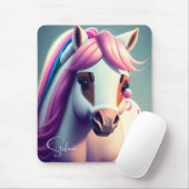 Niedlicher 3D-Spirit-Pony 2 Mousepad (Mit Mouse)