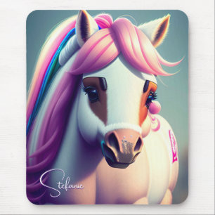 Niedlicher 3D-Spirit-Pony 2 Mousepad