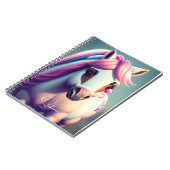 Niedlicher 3D-Spirit-Pony 2 Notizblock (Linke Seite)