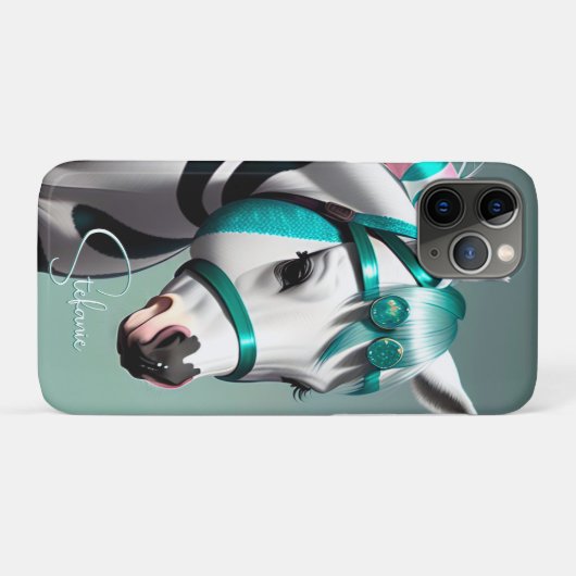 Niedlicher 3D-Spirit-Pony 7 Case-Mate iPhone Hülle (Rückseite (Horizontal))