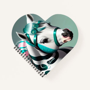 Niedlicher 3D-Spirit-Pony 7 Notizblock