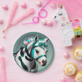 Niedlicher 3D-Spirit-Pony 7 Pappteller (Party)
