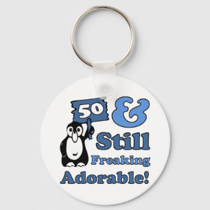 Niedlicher 50. Geburtstag für Frauen Schlüsselanhänger