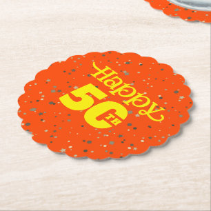 NIEDLICHER 50. Geburtstag Untersetzer