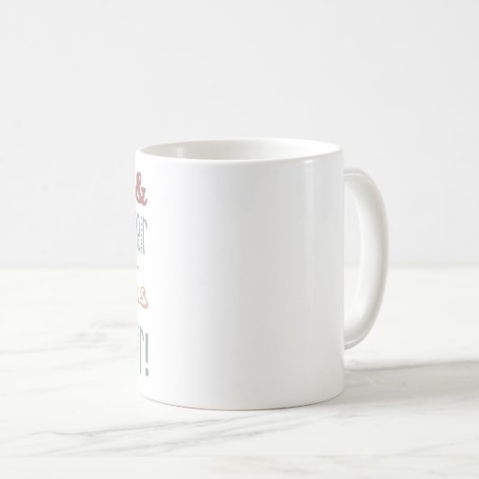 Niedlicher 60. Hochzeitstag Kaffeetasse (VorderseiteRechts)