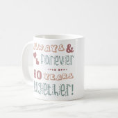 Niedlicher 60. Hochzeitstag Kaffeetasse (Vorderseite Links)