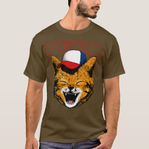 Niedlicher 80er Cat Funny Zitat Meme Geschenk für  T-Shirt