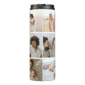 Niedlicher 9-Foto-Collage Arch Thermosbecher (Rückseite)
