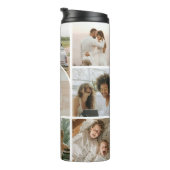 Niedlicher 9-Foto-Collage Arch Thermosbecher (Nach rechts gedreht)