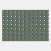 Niedlicher Abenteuerzug Geschenkpapier Set (Vorderseite 3)