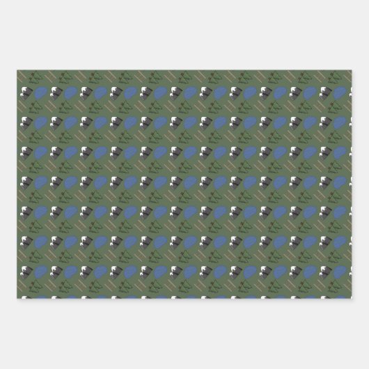 Niedlicher Abenteuerzug Geschenkpapier Set (Vorderseite 3)