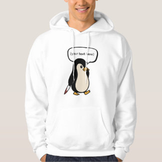 Niedlicher, aber schelender Pinguin Hoodie