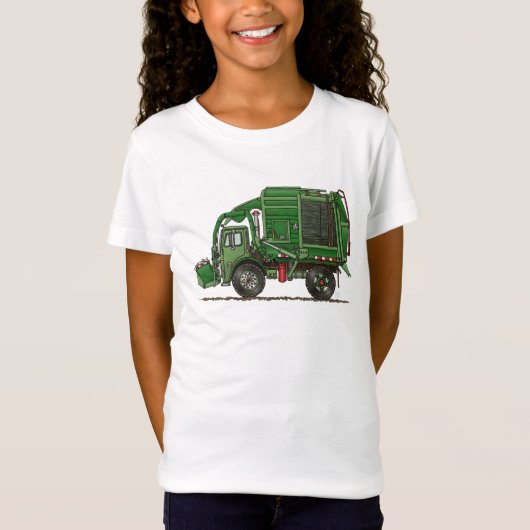 Niedlicher Abfall-LKW-Abfall-LKW T-Shirt (Vorderseite)