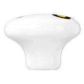 Niedlicher Ablagemaschine Kinderzimmer Tür und Sch Keramikknauf (Seitenansicht)