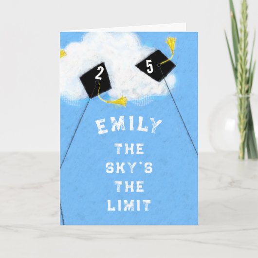 Niedlicher Abschluss 2024 Karte (Vorderseite)