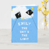 Niedlicher Abschluss 2024 Karte (Gelbe Blume)