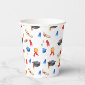 Niedlicher Abschluss Gemustert Pappbecher (Rechts)