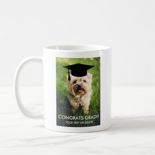 Niedlicher Abschluss Geschenk Funny Dog Lover Cust Kaffeetasse (Links)