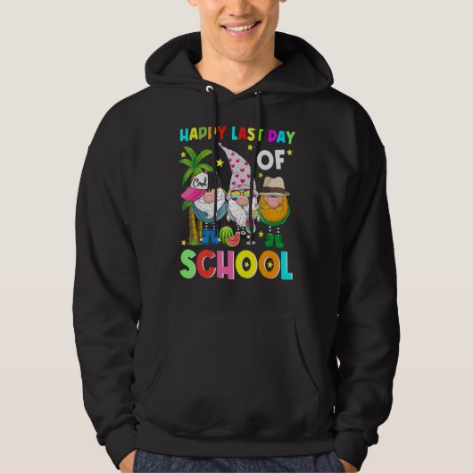 Niedlicher Abschluss Gnomes Hallo Sommerglücke Let Hoodie (Vorderseite)