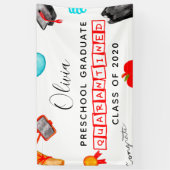 Niedlicher Abschluss im Vorschulalter Quarantine 2 Banner (Vertikal)