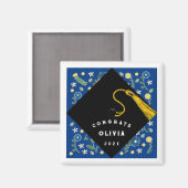 Niedlicher Abschluss Keepake-Geschenk Magnet (Vorderseite/Rückseite)