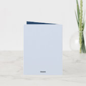 Niedlicher Abschluss Kuh hinzufügen Karte (Rückseite)