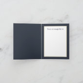 Niedlicher Abschluss: Meldungskatze hinzufügen Karte (Innenseite)