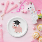 Niedlicher Abschluss Pig Pappteller (Party)