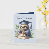 Niedlicher Abschluss-Slotnachricht Karte (Gelbe Blume)