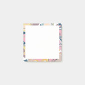 Niedlicher, Abstrakter Marmorpinsel Post-it Klebezettel (Vorderseite)