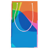 Niedlicher Abstrakter Regenbogen Kleine Geschenktüte (Vorderseite)
