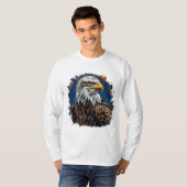 Niedlicher Adler T-Shirt (Vorne ganz)