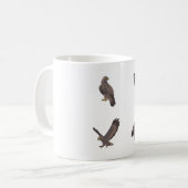 Niedlicher Adler Wilhelm � Süße Tier Kaffeetasse (Vorderseite Links)