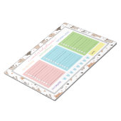 Niedlicher Adorable Daily Planer Notizblock (angewinkelt)