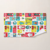 Niedlicher Adventskalender Weihnachten Handtuch (Handtuch)
